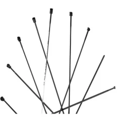 Mavic Zicral Spokes 274mm for Crossmax SLR/Enduro WTS/SL/XL/XL Pro 650b/27.5" Front Wheels (12 Pieces) - 36674901 - black / decorated