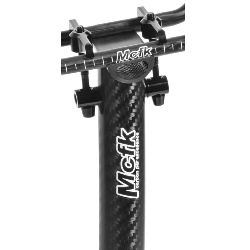 Mcfk Zadelpen - Carbon - Recht - 31.6mm - 3K Matte