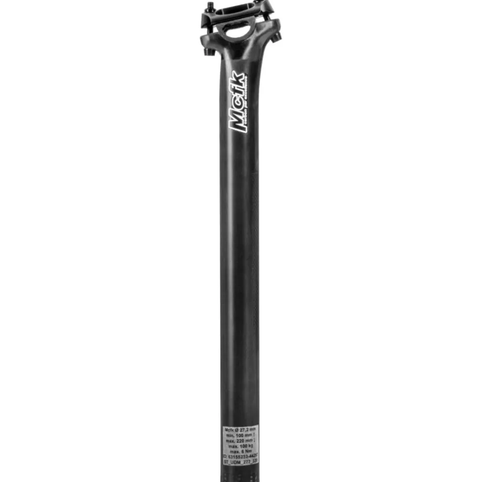 Mcfk Zadelpen met Offset - Carbon - 27,2mm UD Matt