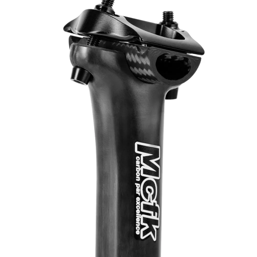 Mcfk Zadelpen met Offset - Carbon - 27,2mm UD Matt