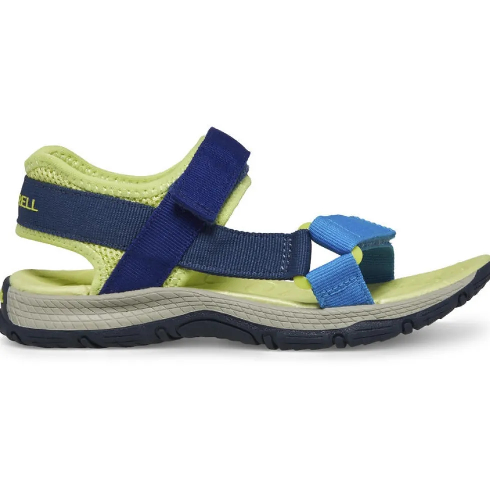 Merrell Kahuna Web Sandalen Kinderen - blue/navy/lime