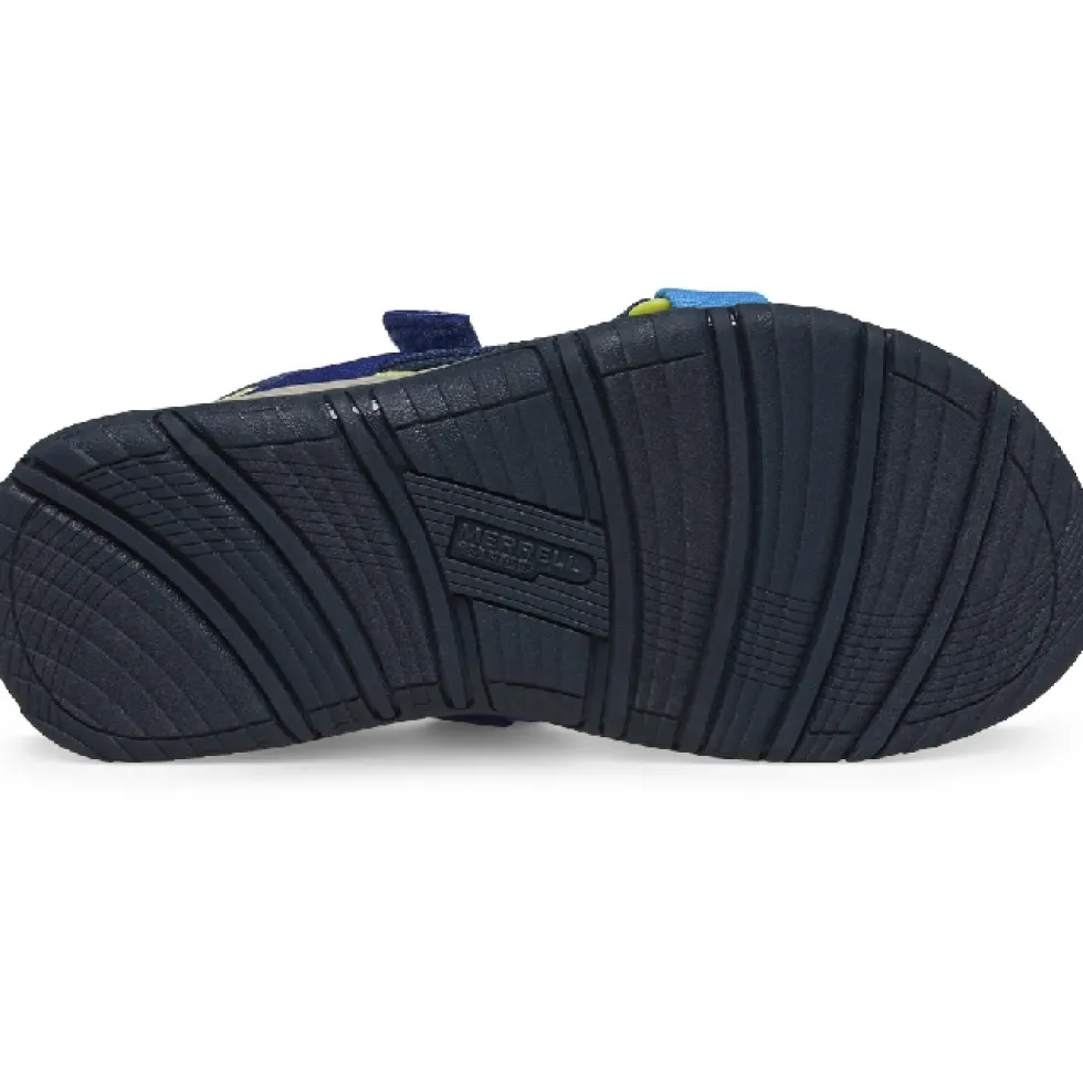 Merrell Kahuna Web Sandalen Kinderen - blue/navy/lime
