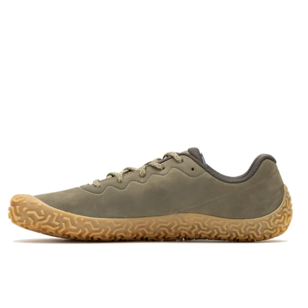 Merrell Vapor Glove 6 Leren Schoenen Heren Barefoot - olive