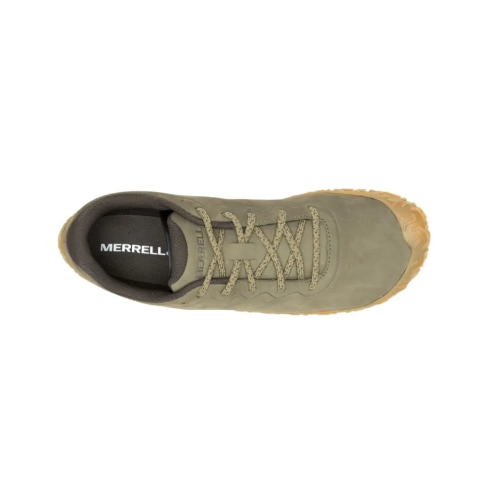 Merrell Vapor Glove 6 Leren Schoenen Heren Barefoot - olive