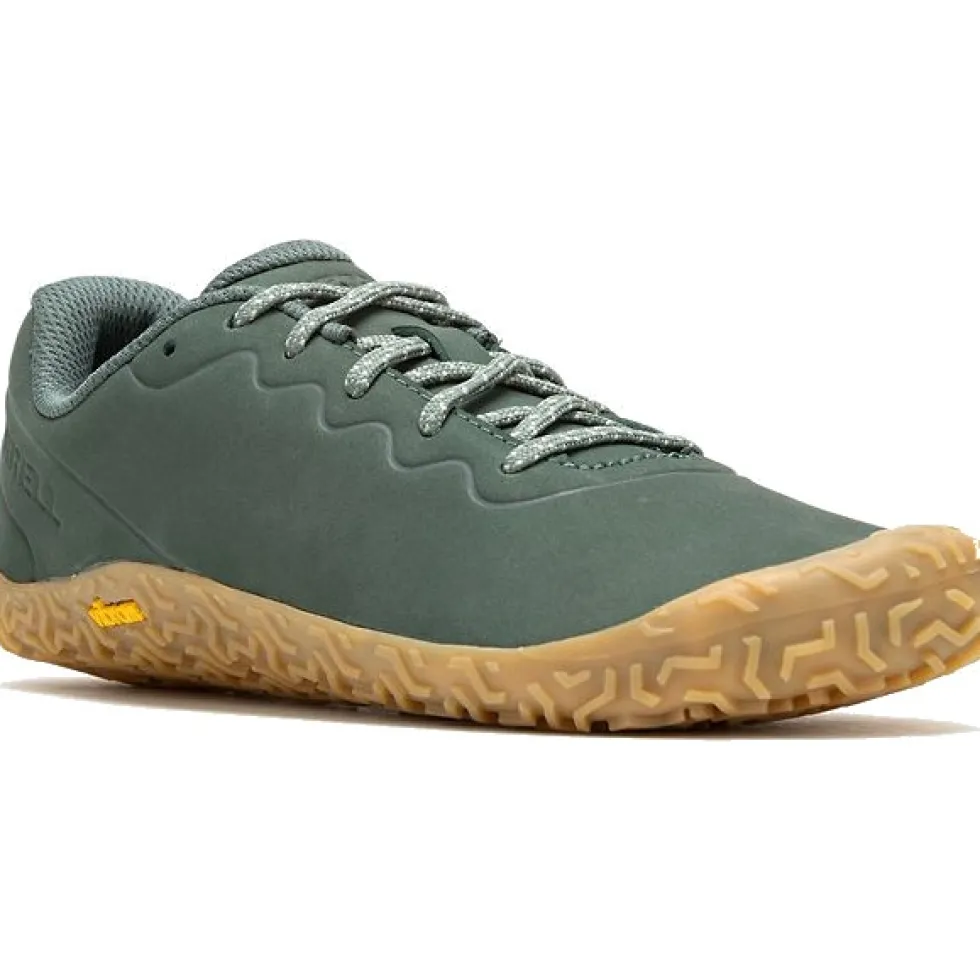 Merrell Vapor Glove 6 Leren Barefoot Schoenen Vrouwen - forest