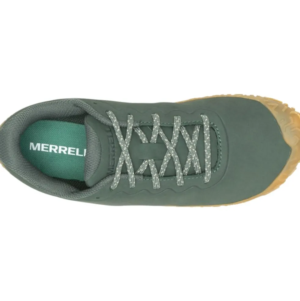 Merrell Vapor Glove 6 Leren Barefoot Schoenen Vrouwen - forest