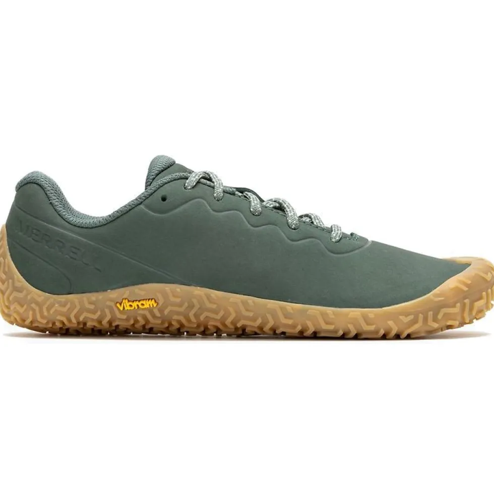 Merrell Vapor Glove 6 Leren Barefoot Schoenen Vrouwen - forest