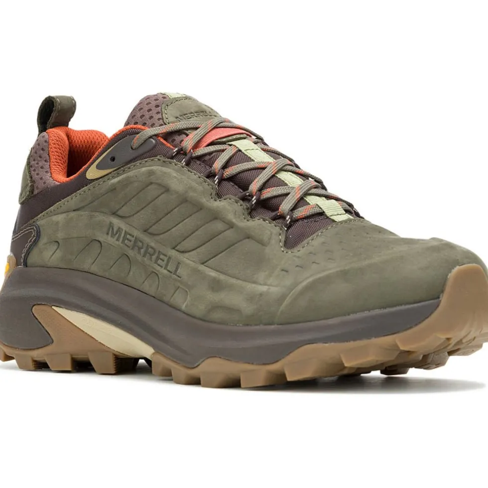 Merrell Moab Speed 2 Waterproof Leather Wandelschoenen Heren - olive