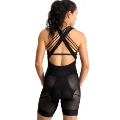 Onderbroeken < 7Mesh Foundation Fiets-Binnenshort met Bretes Dames - Zwart