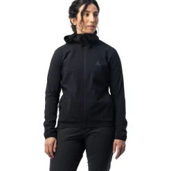 7mesh Spruce Jas met Capuchon Dames - Zwart