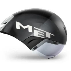 MET Codatronca Helm - Black Silver/Matt Glossy