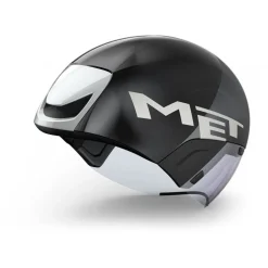 MET Codatronca Helm - Black Silver/Matt Glossy