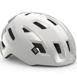 MET E-Mob Helm - wit glanzend