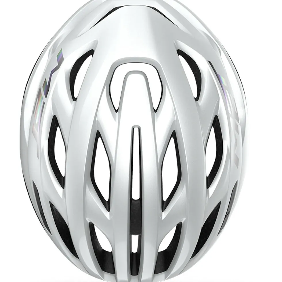 MET Estro MIPS Fietshelm - white holographic glossy