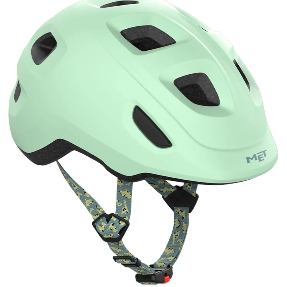 MET Hooray Kinder-Fietshelm - dusted green / matt