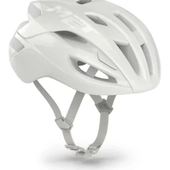 Racefietshelmen < MET Rivae Aboute White IP Racefiethe - iited Edition