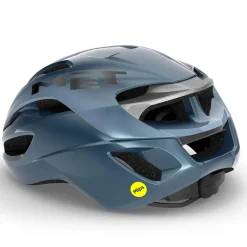 MET Rivale MIPS Racefietshelm - marine zilver glanzend