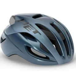 MET Rivale MIPS Racefietshelm - marine zilver glanzend