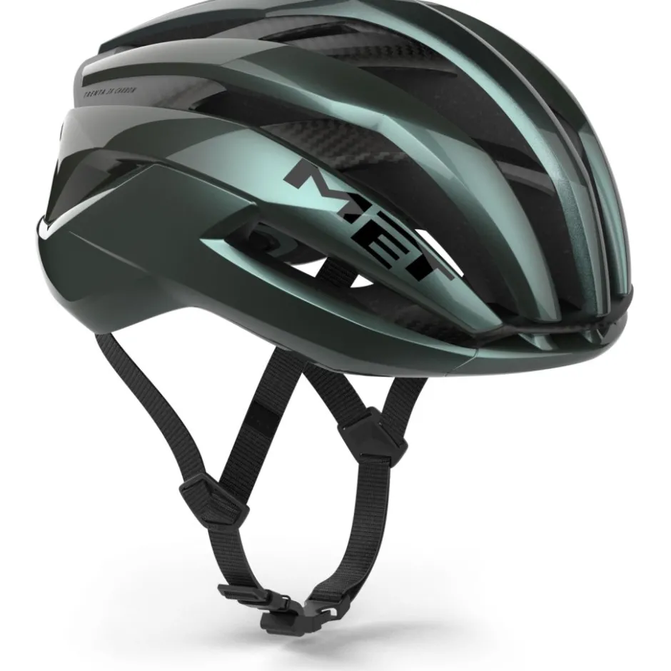 Racefietshelmen|Gravelhelmen < MET Trenta 3K Carbon Fiethe - Hyper Tea/Goy