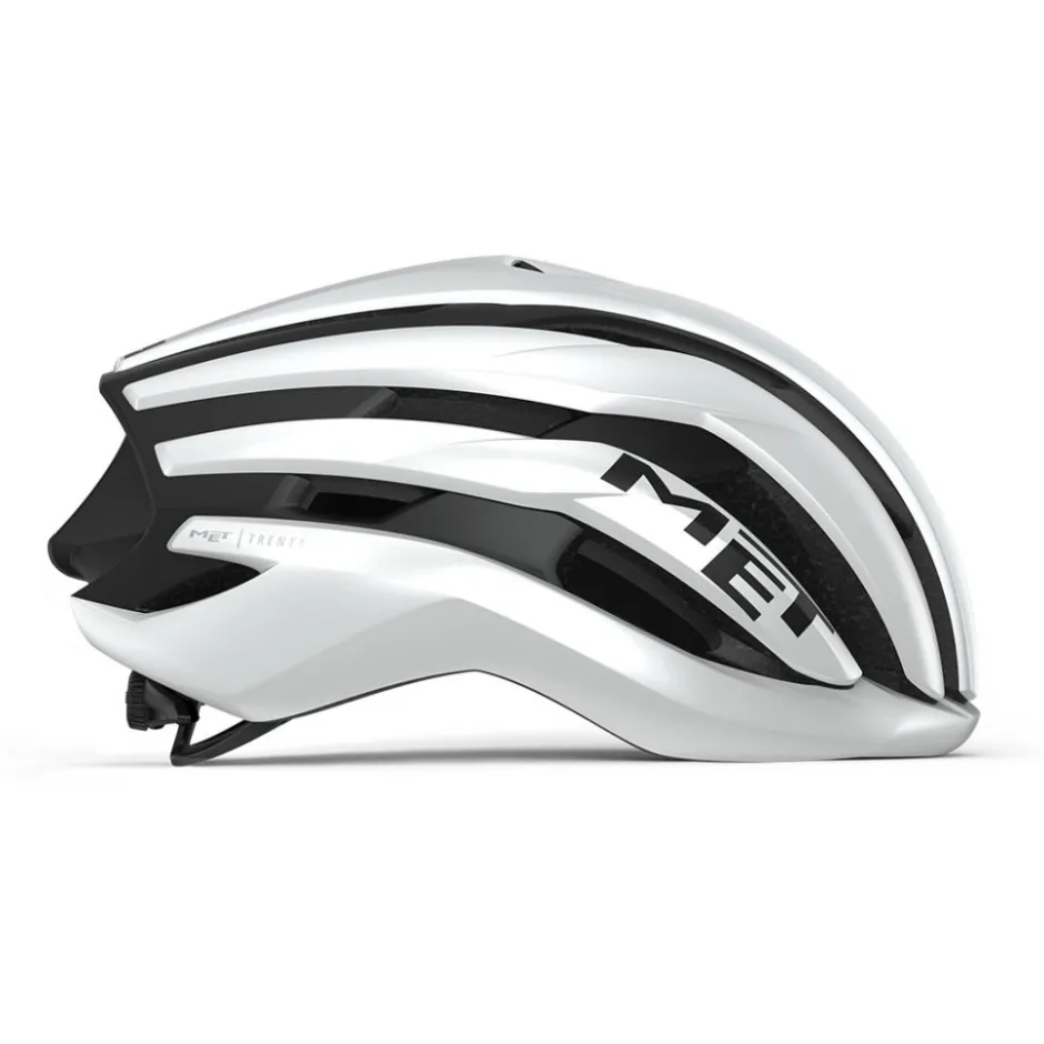 Racefietshelmen < MET Trenta IP Fiethel - white/black att gloy