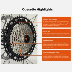 microSHIFT Advent MX Cassette - G-Series | 10-voudig - HG | 11-48 Tanden | CS-EG106
