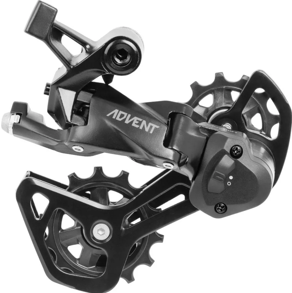 microSHIFT ADVENT V2 Clutch RD-M6195M-B Achterderailleur - 1x9-Voudig - Middellange Kooi