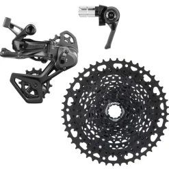 Groepsets < microSHIFT ADVENT X V2 Upgrade Kit with Bar End Shifter - MTB | Medium | 1x10 Voudig