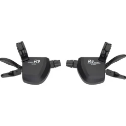 Shifters < microSHIFT R9 SL-R859-2 Xpress Flat Bar Shifter - 2x9-speed - Pair
