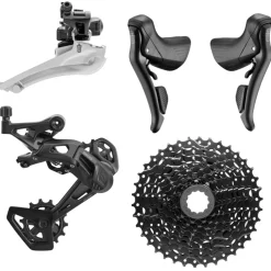 microSHIFT SWORD BLACK Upgrade Kit - Road | Clamp | Long | 2x9 Voudig