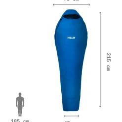 Millet Baikal 750 Slaapzak - Regular - Rits Rechts - Sky Diver
