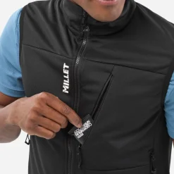 Millet Lokka III Fleece-Vest Heren - Zwart