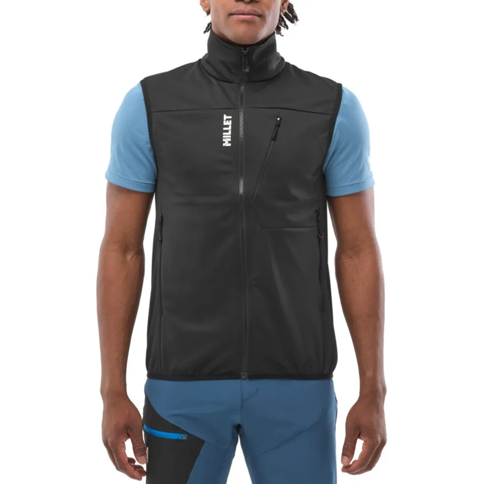 Millet Lokka III Fleece-Vest Heren - Zwart