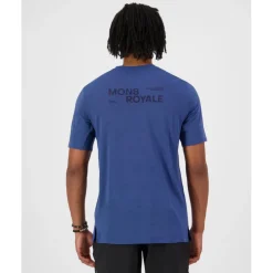 Mons Royale Aero Ultralight Merino T-shirt voor heren - prussian