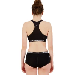 Mons Royale Sierra Merino Sport-BH Dames - zwart