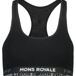 Mons Royale Sierra Merino Sport-BH Dames - zwart