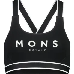 Mons Royale Stella X-Back BH Dames - zwart