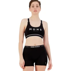 Mons Royale Stella X-Back BH Dames - zwart