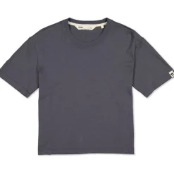 Mons Royale Yonder Merino Organic Cotton T-Shirt Dames - vintage black