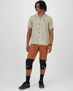 Mtb-Shirts < Mons Royale Breezer erino Herenoverhed et korte ouwen - dried eucayptu