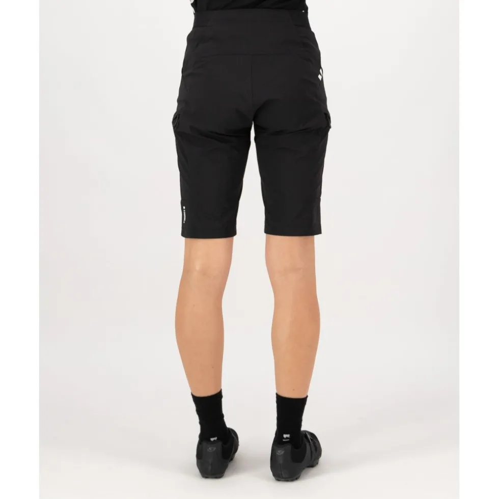 Mons Royale Diversion Merino Trail Short Dames - zwart