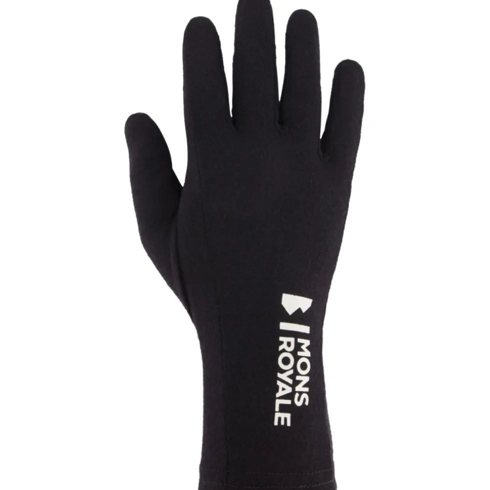 Mons Royale Olympus Liner Handschoenen - zwart