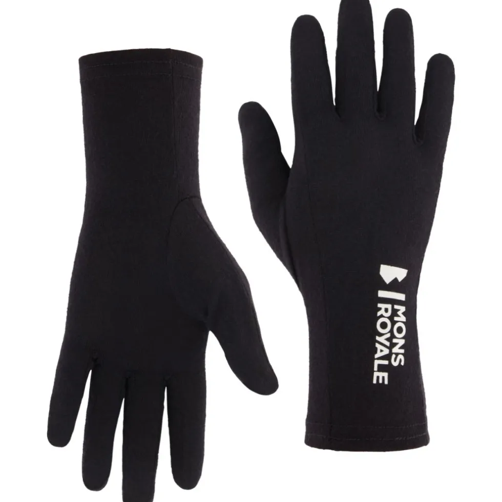 Mons Royale Olympus Liner Handschoenen - zwart