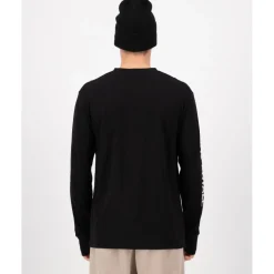 Mons Royale Yotei Merino Classic Shirt met Lange Mouwen Heren - zwart