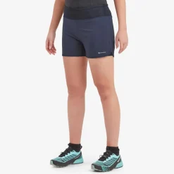 Montane Slipstream Twin Skin Trail Running Short Dames - eclipse blue