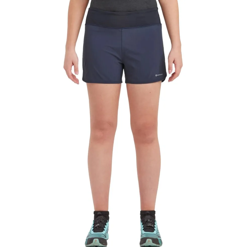 Montane Slipstream Twin Skin Trail Running Short Dames - eclipse blue