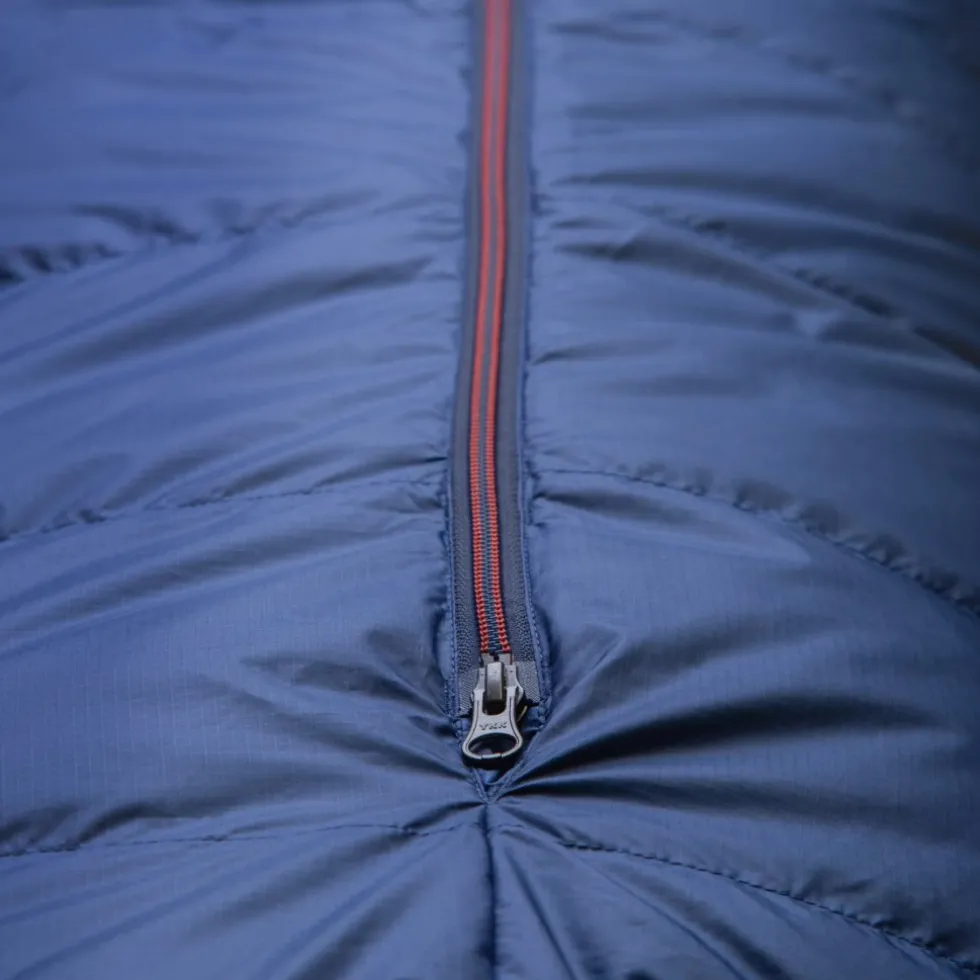 Mountain Equipment Classic Eco 500 Regular Slaapzak ME-006541 - ritssluiting links - dusk