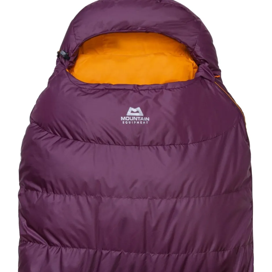 Slaapzakken < Mountain Equipment Classic Eco 500 Regular Slaapzak Dames ME-006742 - ritssluiting links - raisin