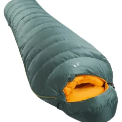 Mountain Equipment Glacier 300 Dames Regular Slaapzak ME-007341 - zip left - sage