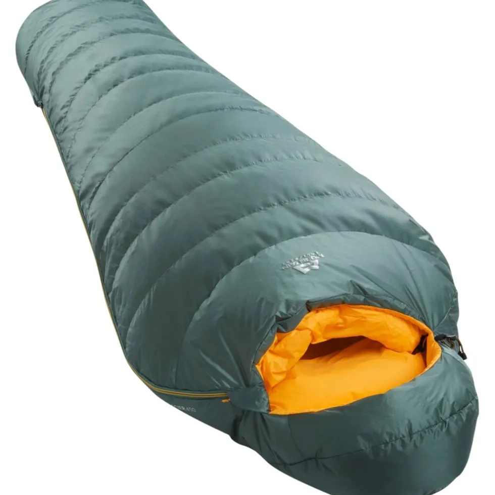 Mountain Equipment Glacier 300 Dames Regular Slaapzak ME-007341 - zip left - sage