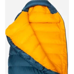 Mountain Equipment Helium 250 Regular Slaapzak ME-006072 - zip left - majolica blue